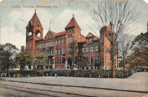 Kittanning Pennsylvania 1909 Postcard High School