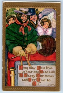 Christmas And New Year Postcard Frank Kruzel Ledoux Minnesota MN Advertising