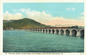 USA Rockville Bridge Largest Stone Arch Bridge In The World Harrisburg 05.18