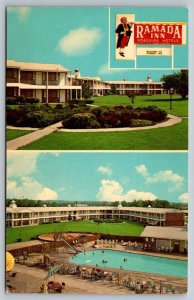 Ramada Inn Roadside Hotel - Tulsa, Oklahoma - Postcard