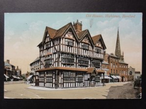 Herefordshire: Old Houses, Hightown, Hereford c1910 by Valentine