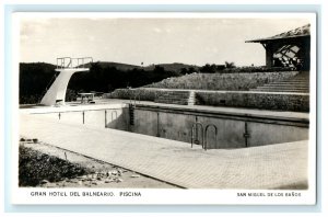 Gran Hotel Balneario Piscina San Miguel Banos Cuba Real Photo RPPC Postcard G38