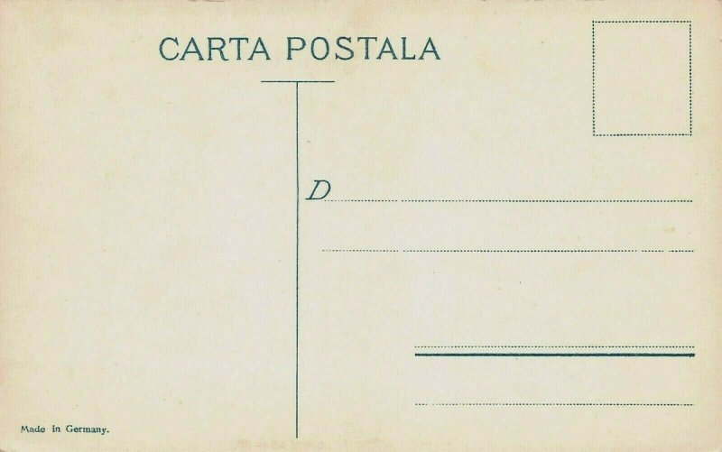 Romania, Stamp Images on Early Postcard, Published by Ottmar Zieher