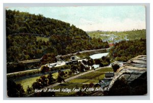 Vintage 1908 Postcard Aerial View Mohawk Valley East of Little Falls New York