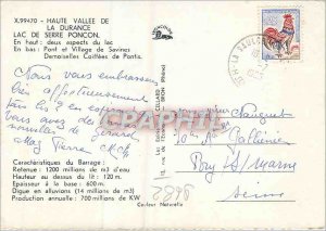 Postcard Modern Haute Vallee de la Durance greenhouse Poncon Lake