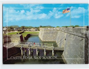 Postcard Castillo De San Marcos, St. Augustine, Florida