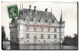 Old Postcard The Chateau d & # 39Azay Rideau
