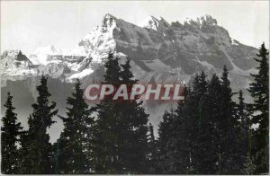 Modern Postcard Leysin Les Dents du Midi and the Mont Blanc