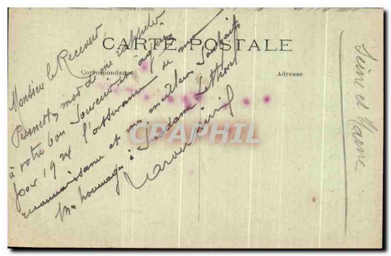 Old Postcard Luzy Rue de la Republique