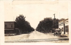 J31/ Etna Wyoming Postcard RPPC c1910 Oil Field Suppply Store Auto 11