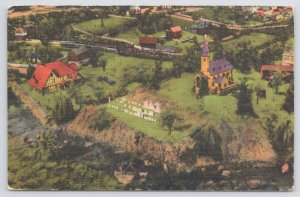 Shartlesville PA~Roadside America~Indoor Miniature Village~4000 Sq Ft~Linen PC