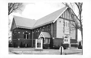 Oakley Kansas Methodist Church Real Photo Antique Postcard K101869