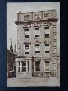 Sussex BRIGHTON Crescent House Convalescent Home Shows Nurses & Nun Old Postcard