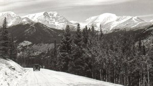 RPPC Photo Trail Ridge Road Mummy Range Rocky Mtn National Park Colorado