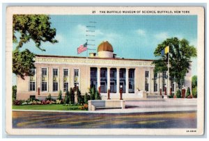 1934 The Buffalo Museum Science Exterior Building Buffalo New York NY Postcard