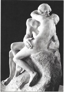 Le Baiser 1886 Sculpture by Auguste Rodin Paris Musee 4 by 6