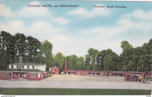 Colony Motel & Restaurant, Florence, South Carolina, 1930-40s