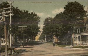 Skowhegan ME North Street c1910 Postcard