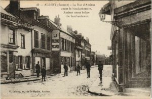 CPA ALBERT Rue d'Amiens (18680)