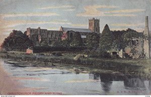 CHRISTCHURCH, UK, PU-1909; Christchurch Priory And Ruins