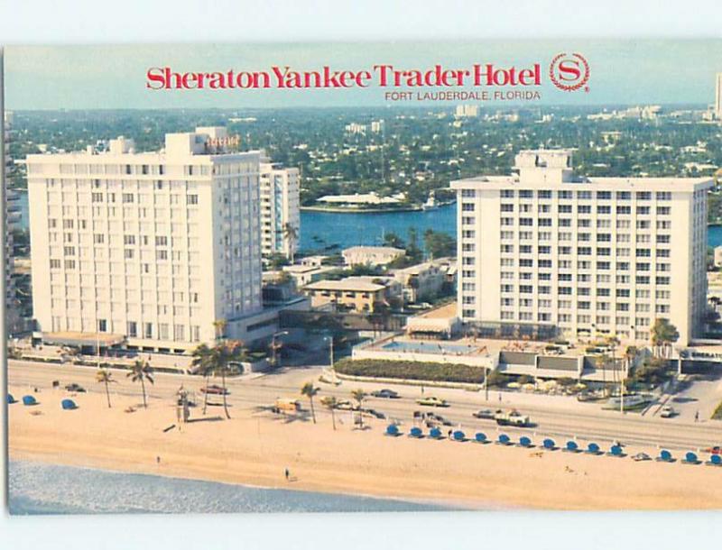 Unused Pre-1980 SHERATON HOTEL Fort Lauderdale Florida FL c1069