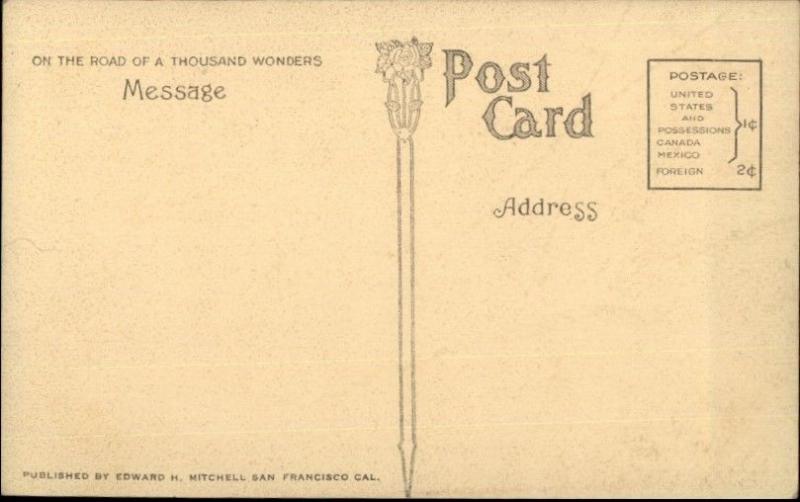 Walla Walla WA Auto Fire Truck Engine Fire Fighters c1910 Postcard