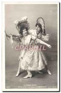 Old Postcard Fancy Dance Dance at The Cake Walk The New Circus Pere Sisters