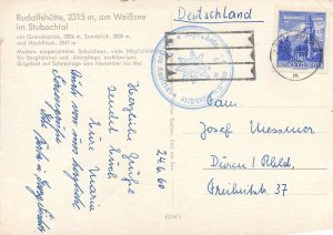Postcard Austria Rudolfschutte Stubachtal