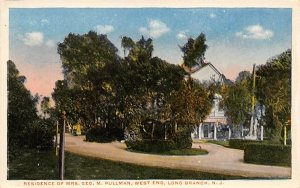 Residence of Mrs. Geo, M. Pullman, West End in Long Branch, New Jersey