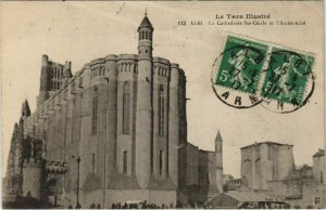 CPA ALBI La Cathedrale Sainte-Cecile et l'Archeveche (1087411)