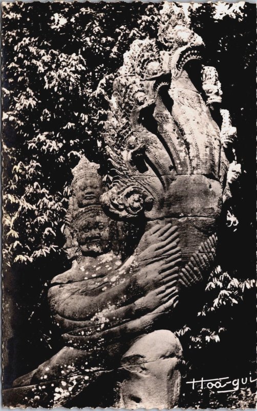 Cambodia Angkor Wat Siem Reap Vintage RPPC C109