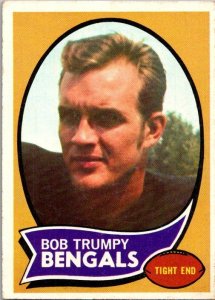 1970 Topps Football Card Bob Trumpy Cincinnati Bengals sk21525