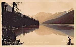 JASPER NATIONAL PARK ALBERTA~SUNWAPTA RIVER~MORRIS TAYLOR REAL PHOTO POSTCARD