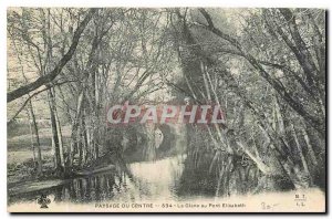 Old Postcard Landscape Center at La Glane Elisabeth Bridge
