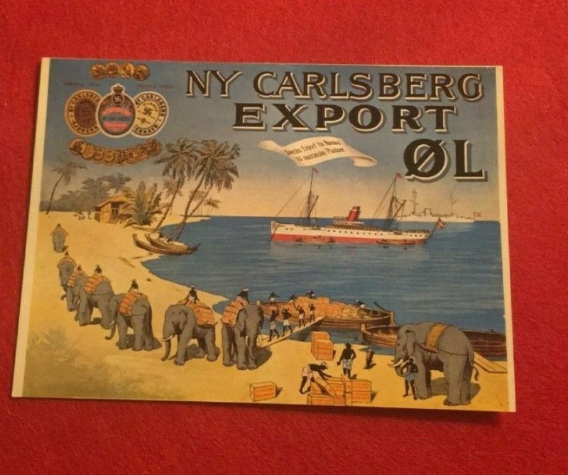 RETRO POSTCARD NEW - NY CARLSBERG EXPORT OL   (KK02) 