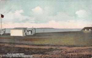 Newport Rhode Island Naval Training Station Shoot Range Antique Postcard K30035