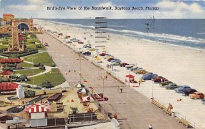 Birds Eye View of the Boardwalk - Daytona Beach, Florida FL  