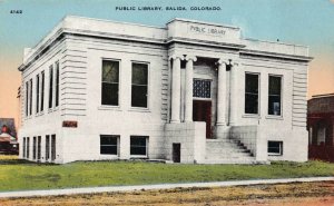 Postcard Public Library in Salida, Colorado~128603 