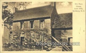 Old Rock House, 1776 - Salisbury, North Carolina NC  