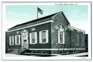 Walnut Ridge Arkansas Postcard Post Office Exterior View Building c1940 Antique