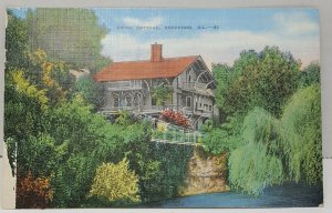 Swiss Cottage Rockford Illinois Vintage Postcard