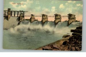 PANAMA CANAL Gatun Spillway c1910 Postcard