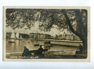 225519 GENEVA RPPC RUSSIA PETERSBURG Krestovsky Island vintage