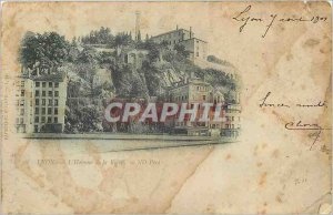 Old Postcard Lyon Man of La Roche
