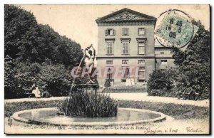 Old Postcard Courthouse Metz One corner of the square