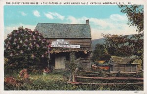 CATSKILL MOUNTAINS, New York, 10-20s; The Oldest Frame House In The Catskills