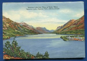 Glacier Waterton National Parks Montana Alberta Canada Postcard Folder