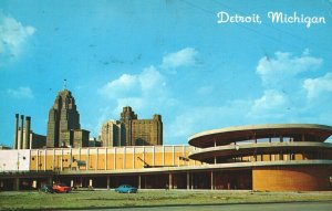 USA Cobo Hall Detroit Michigan Chrome Postcard 04.03