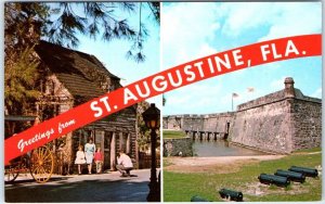 Postcard - Greetings from St. Augustine, Florida