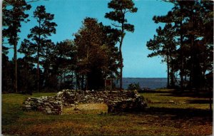 North Carolina Old Brunswick Town Ruins Overlooking The cape Fear Rivetr